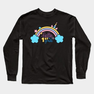 Hello First Grade Long Sleeve T-Shirt